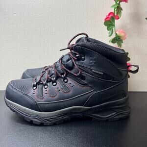 Swiss Tech Black Onyx Hiking Boots Lace Up Mens 8.5 Outdoor Walking Casual 🌹